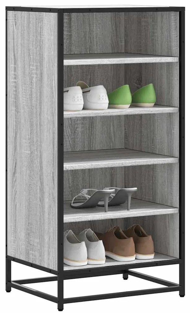 Sapateira 48x38x97,5 cm derivados de madeira cinzento sonoma