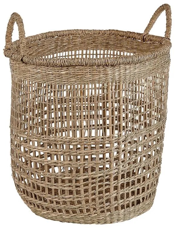 Cesta em fibra de algas com cor natural ⌀ 39 cm ALBACORE Beliani