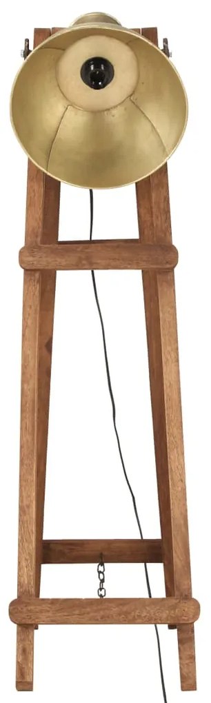 Candeeiros de chão 3 pcs E27 mangueira maciça cor bronze