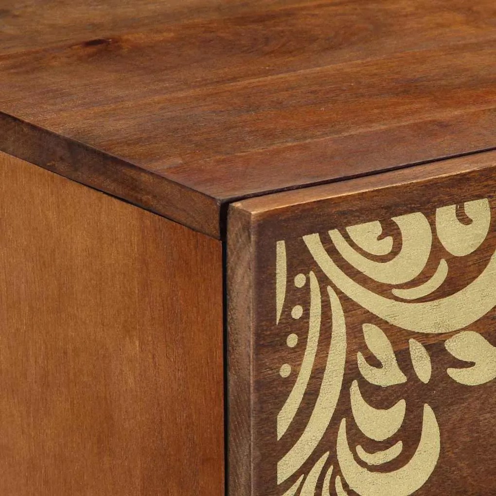 Buffet 60x33x75 cm Madeira Sólida de Mangueira