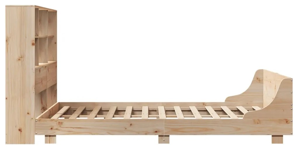 Cama sem colchão 135x190 cm madeira de pinho maciça