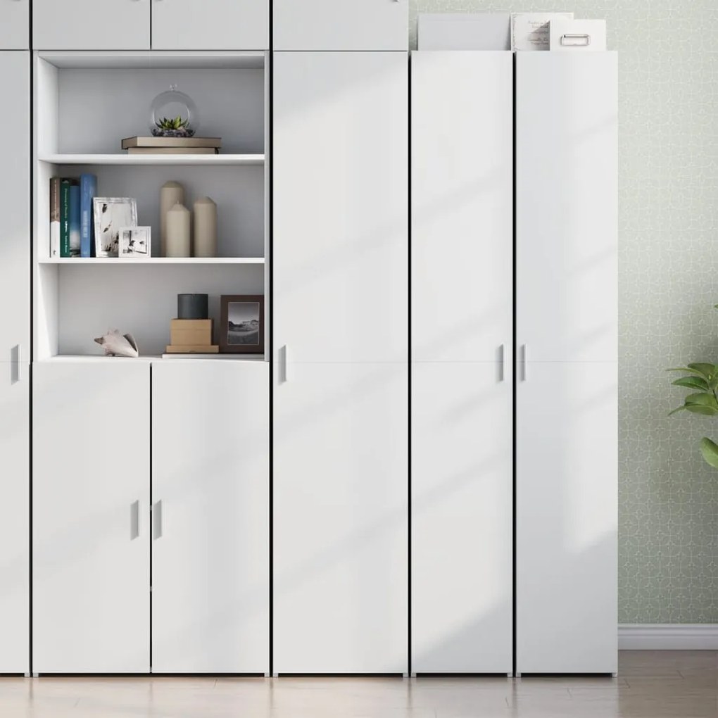 vidaXL Armário alto 40x42,5x185 cm derivados de madeira branco