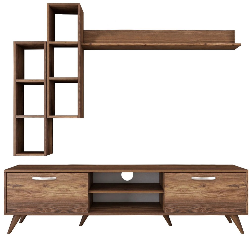 Unidade TV M16 – Nogueira – 180 cm x 48,6 cm x 35 cm