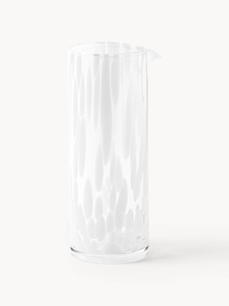 Jarro de vidro artesanal com salpicado Oakley, 1,1 L