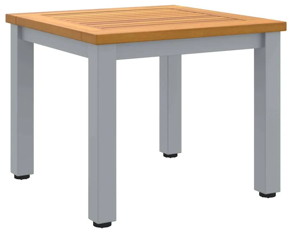 Mesa Lateral de Jardim 45x45x38 cm em Madeira de Acácia Sólida