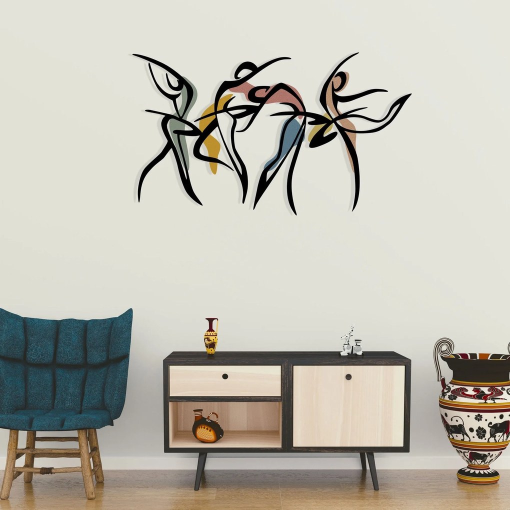 Acessório Decorativo de Parede Dance M – Multicolor – 97 x 56,5 cm