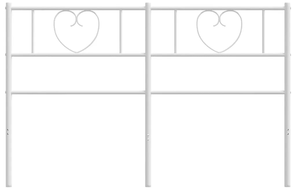 Cabeceira de cama 120 cm metal branco