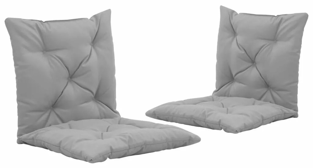vidaXL Almofadões para cadeira de baloiço 2 pcs 50 cm cinzento
