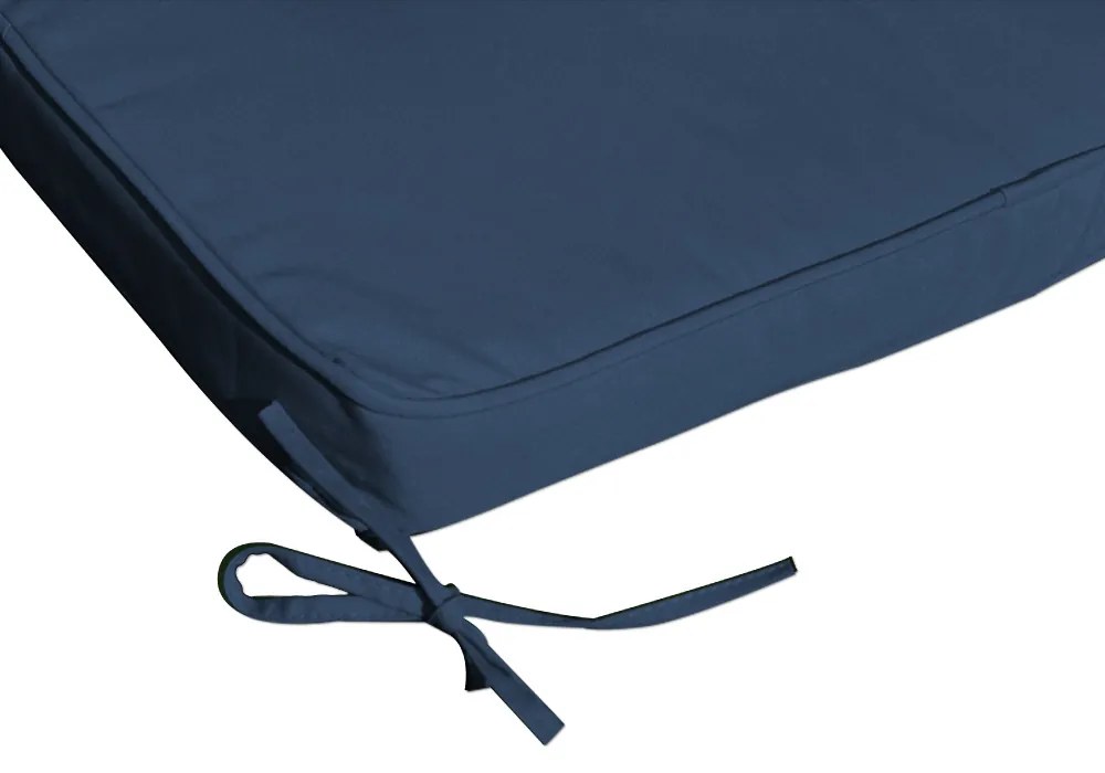 Almofada para espreguiçadeira (NÃO INCLUÍDA) 196 x 55 x 5 cm Azul