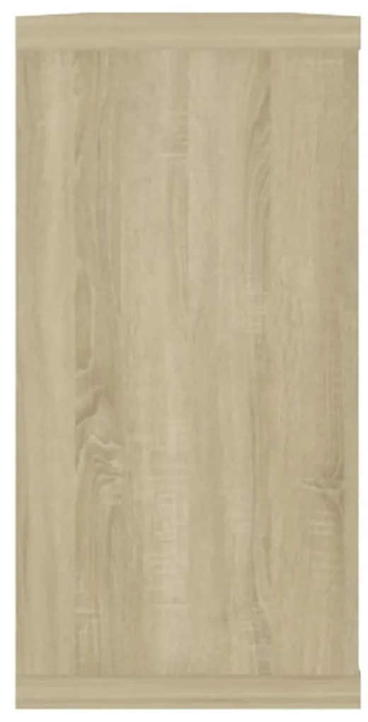 Estantes parede cúbicas 4pcs derivados madeira carvalho sonoma