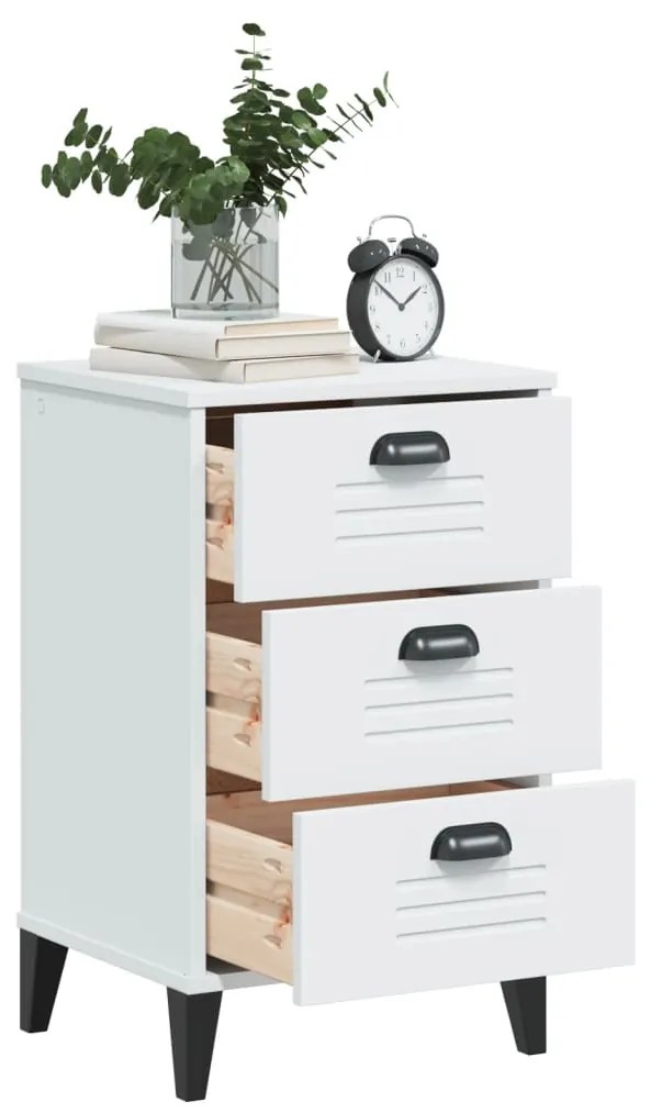 Mesa de cabeceira VIKEN derivados de madeira branco