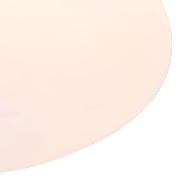Candeeiro de teto moderno branco 26 cm com LED - Iene Moderno