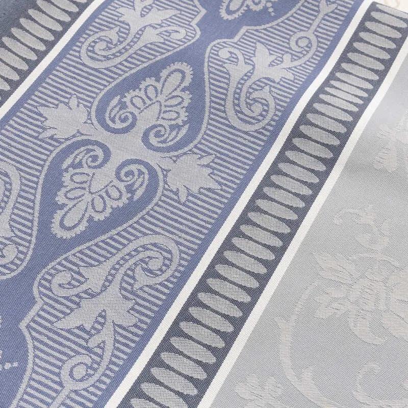 Toalhas de mesa anti nódoas 100% algodão - Argento da Fateba: Azul 1 Toalha de mesa 180x400 cm