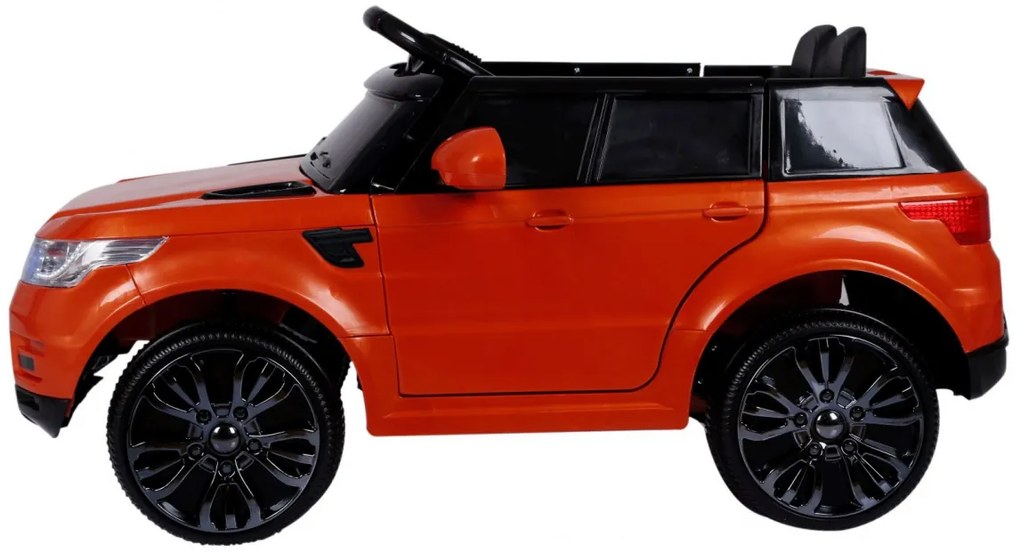 Carro elétrico para Crianças Start Run, 12V Rodas e assento plástico Laranja
