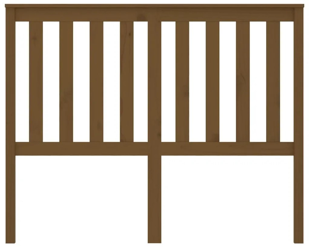 Cabeceira de cama 146x6x101 cm pinho maciço castanho mel