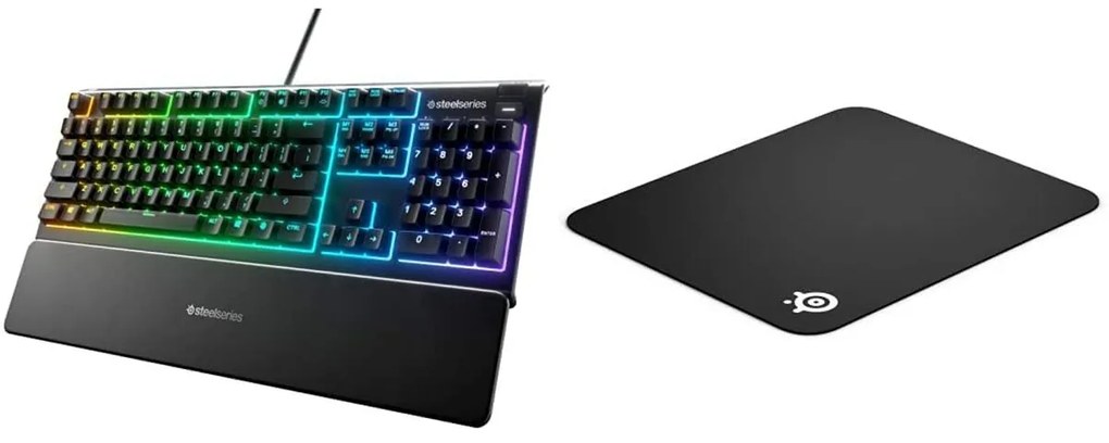 Teclado Gaming Steelseries Apex 3 Qwerty Espanhol