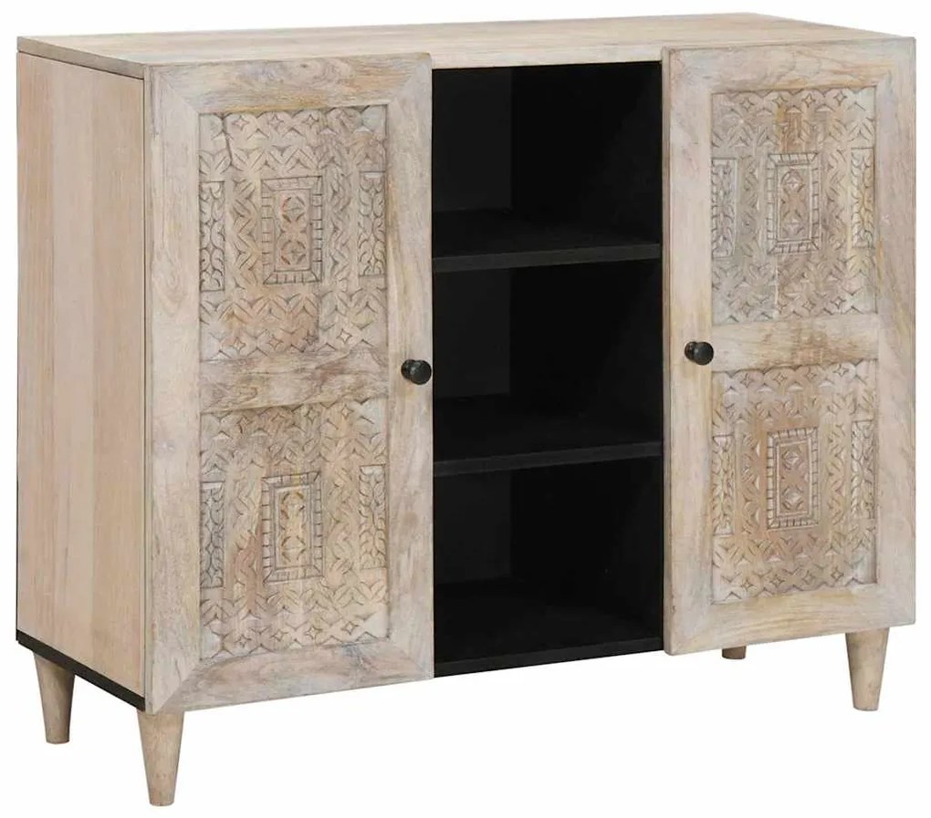 vidaXL Buffet Branco 33.5 x 90 x 75 cm