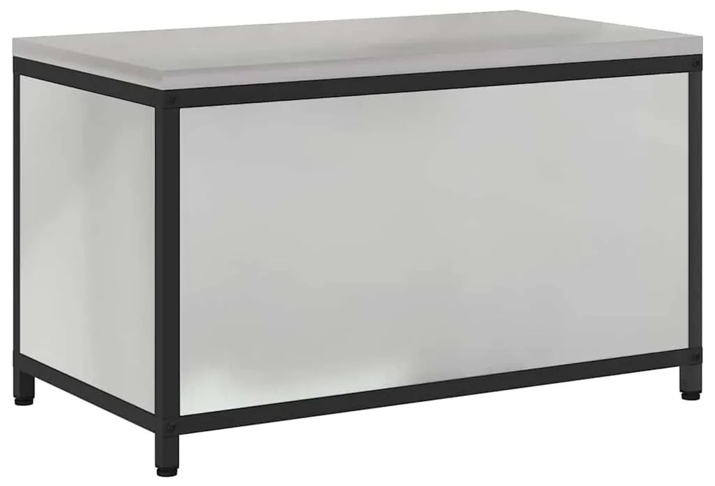 Armário de Armazenamento para Cozinha Prata 60 x 50 x 92 cm