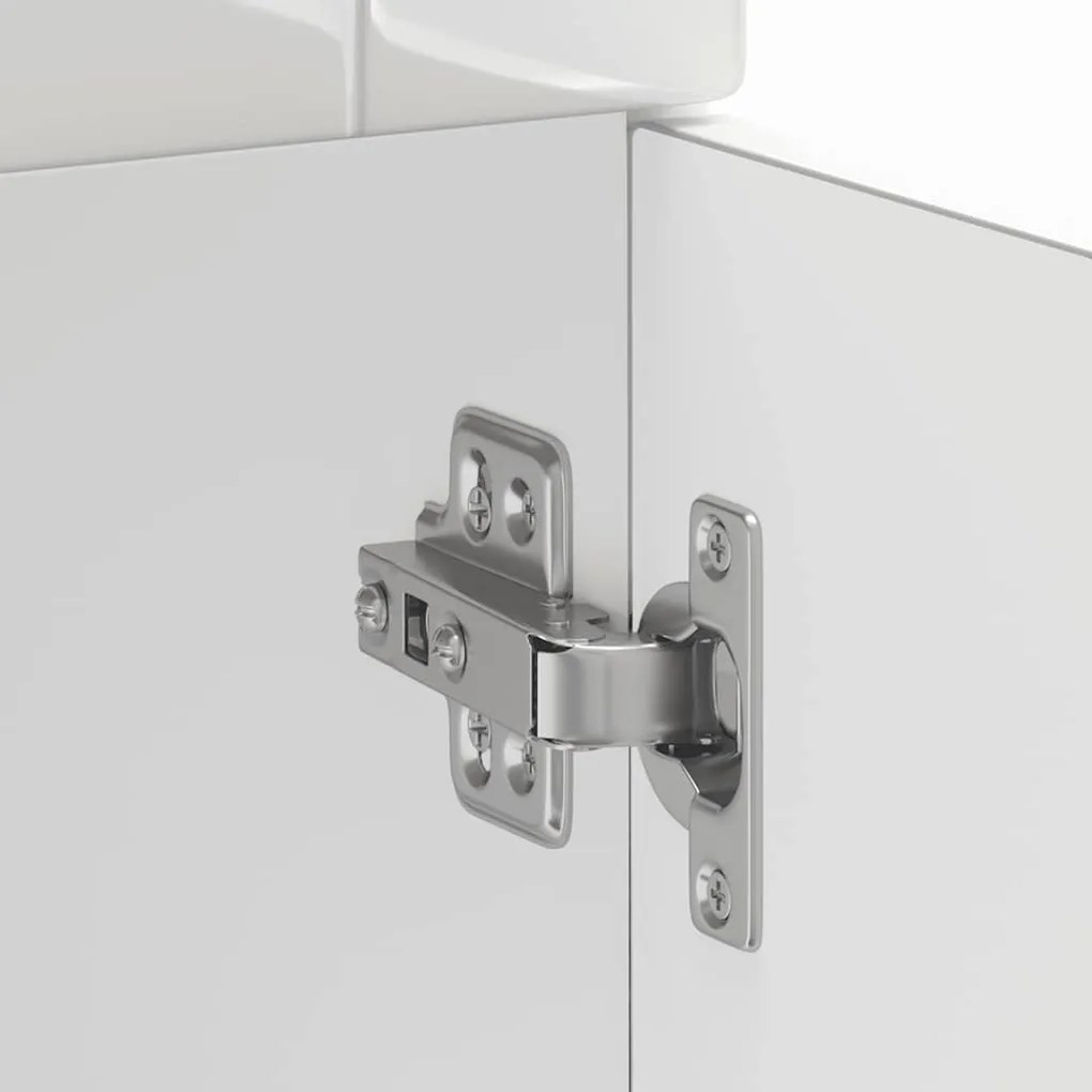 Armário de cozinha baixo Kalmar branco alto brilho
