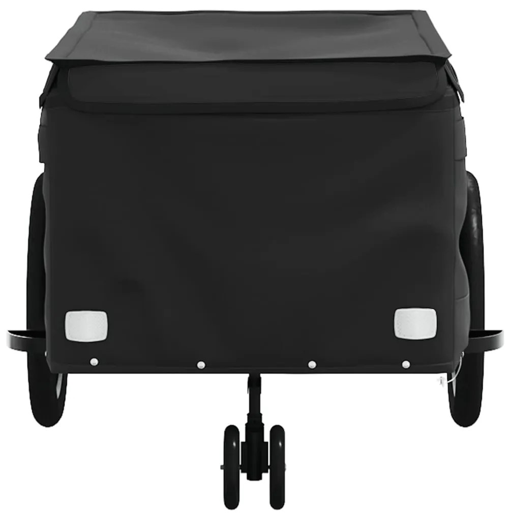 Reboque para bicicleta 45 kg ferro preto