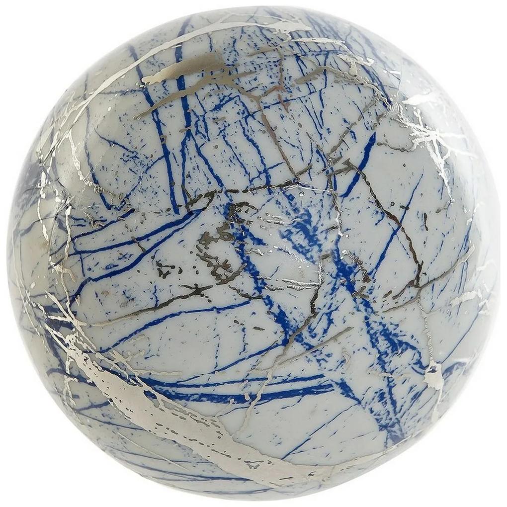 Figura Decorativa DKD Home Decor Esfera Porcelana (10 x 10 x 10 cm) (2 pcs)