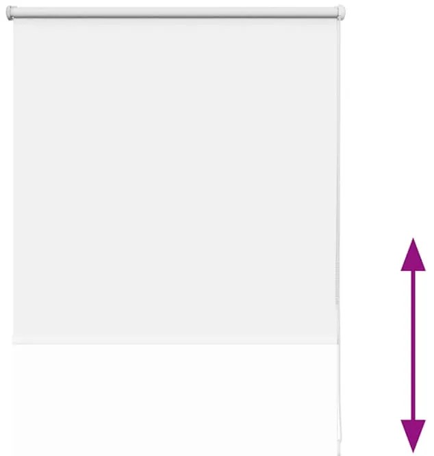 Persiana de enrolar 75x130 cm largura tecido 70,7 cm poliéster