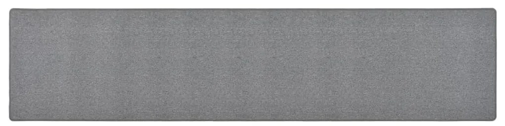 Tapete/passadeira 50x250 cm cinzento-escuro