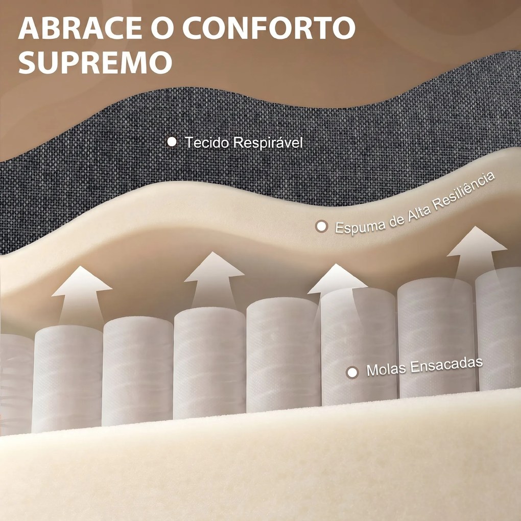 Poltrona de Massagem Relax Reclinável com 8 Pontos de Massagem e Função Calor 85x93x103 cm Cinza