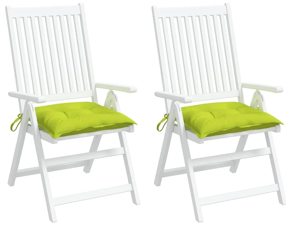 Almofadões móveis de paletes 2pcs tecido oxford verde brilhante