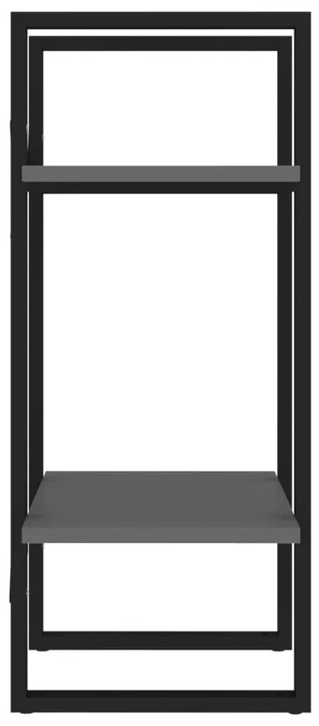 Estante com 2 prateleiras 40x30x70 cm derivados madeira cinza