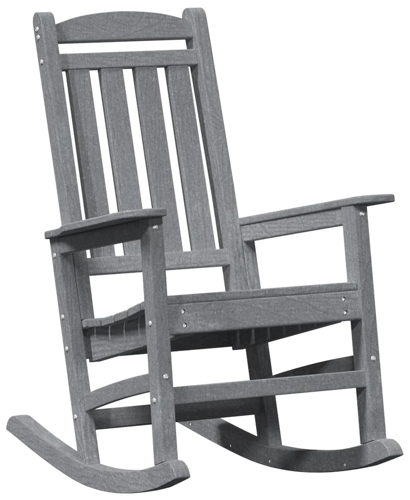 Conjunto de 3 Peças de Lounges de Jardim vidaXL Cinza Claro HDPE