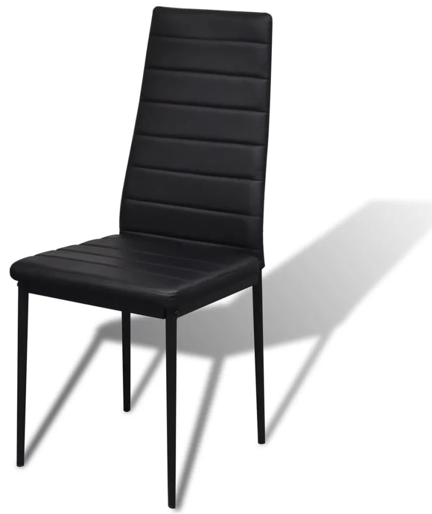Conjunto mesa de jantar 5 pcs preto