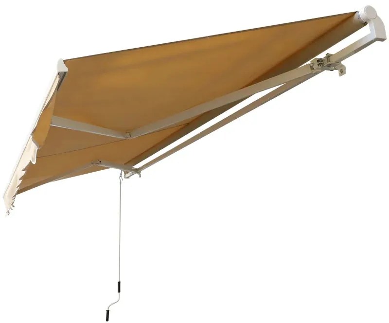 Toldo de Parede com Manivela - 395x245cm - Creme