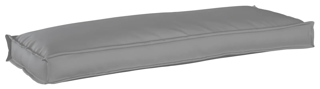 vidaXL Almofada de Palete para Banco Cinza 110x40x8 cm Tecido Oxford
