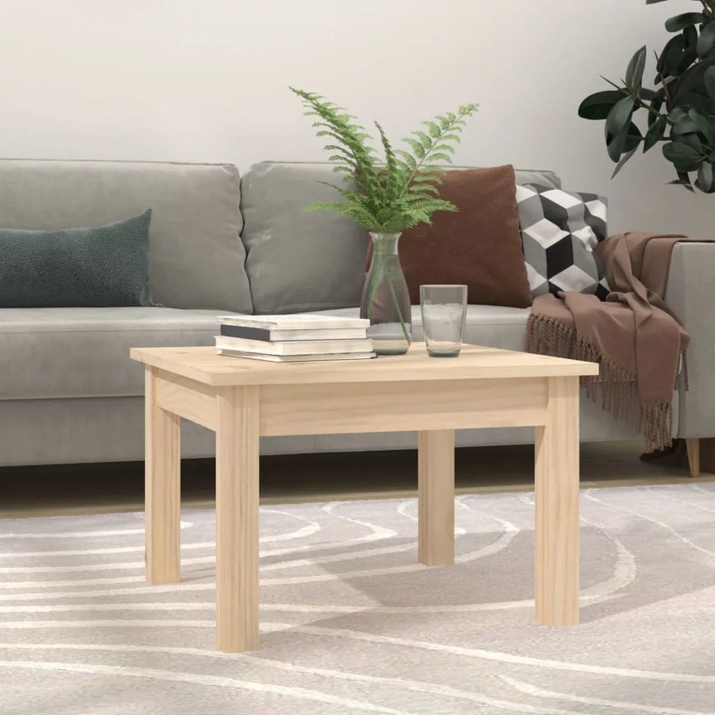 Mesa de centro 45x45x30 cm pinho maciço