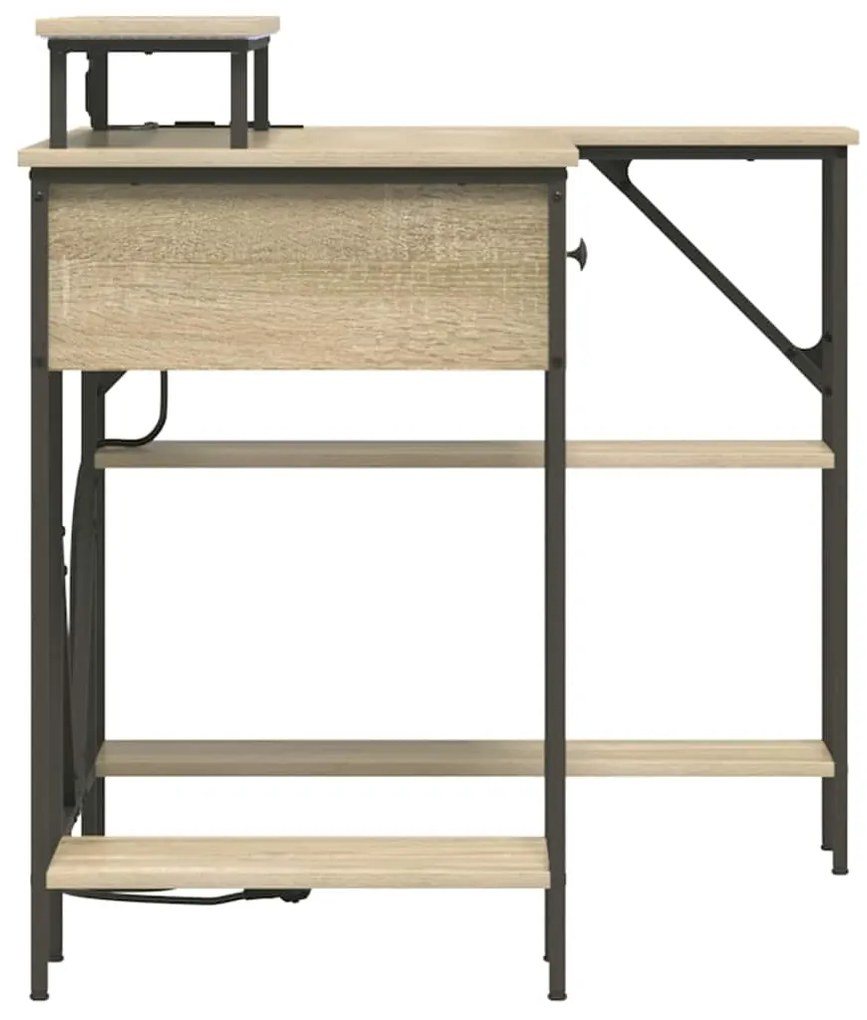 Mesa Carvalho sonoma 120 x 79 x 86.5 cm Madeira processada