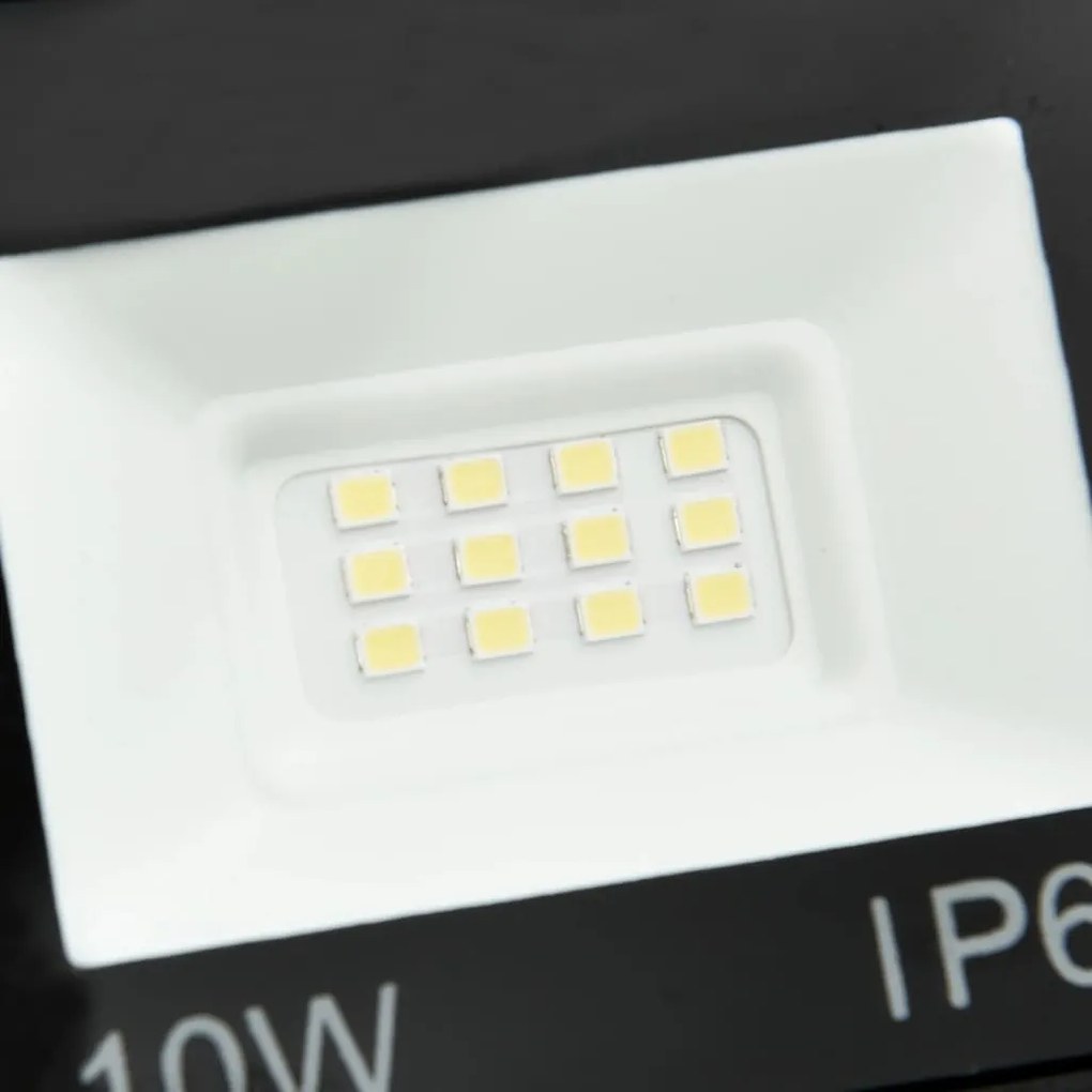 Projetores c/ iluminação LED 2 pcs 10 W branco frio