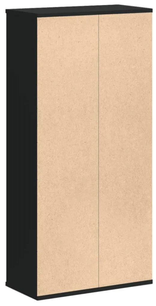 Estante 50x25x105 cm derivados de madeira preto