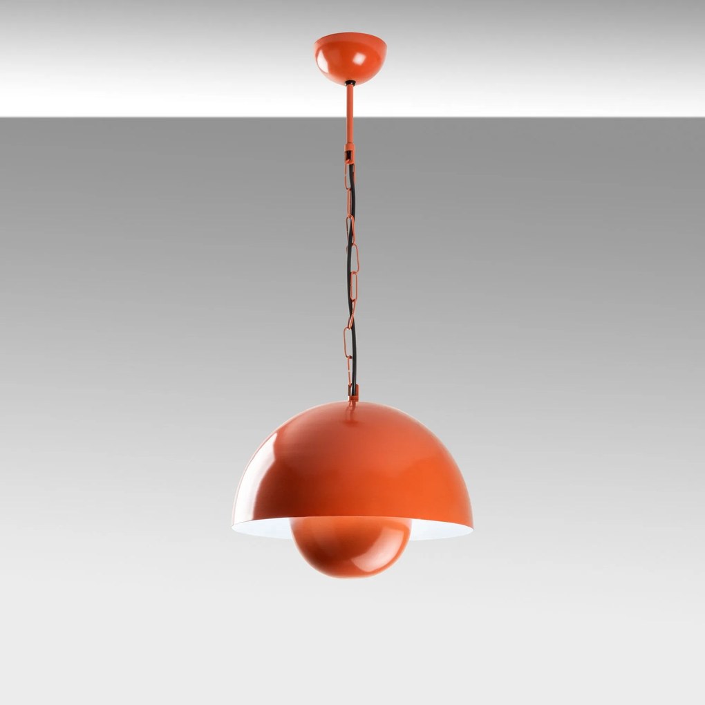 Candeeiro de Teto Kure – Laranja – Ø30 h:25 cm