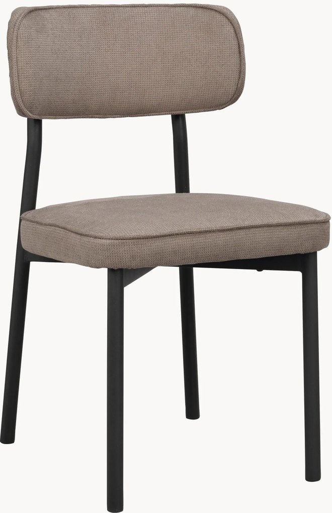 Cadeiras de jantar estofadas Paisley, conjunto de 2