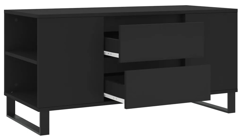 Mesa de centro 102x44,5x50 cm derivados de madeira preto