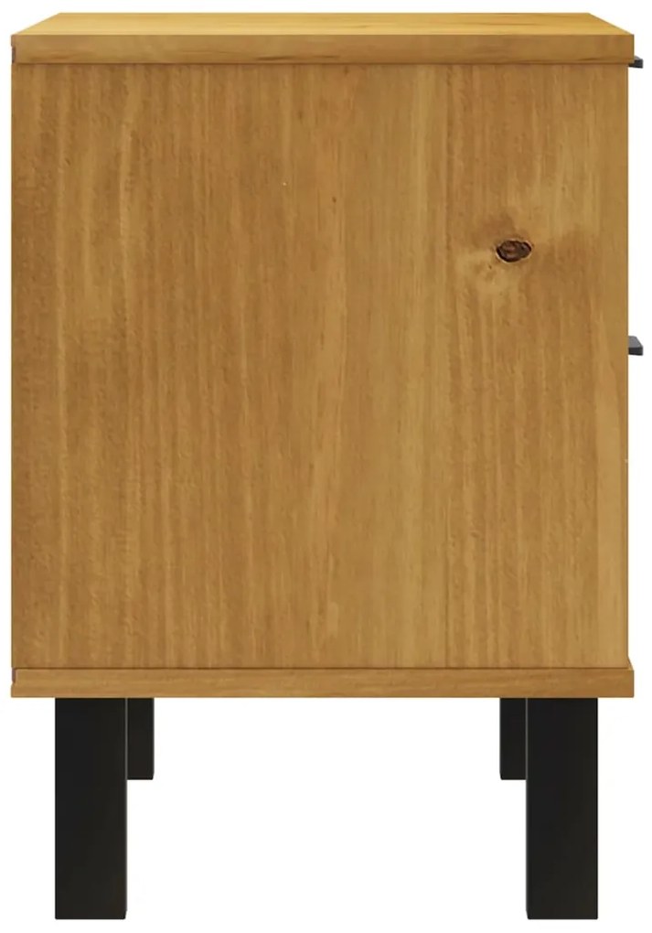 Mesa de cabeceira FLAM 49x35x50 cm madeira de pinho maciça