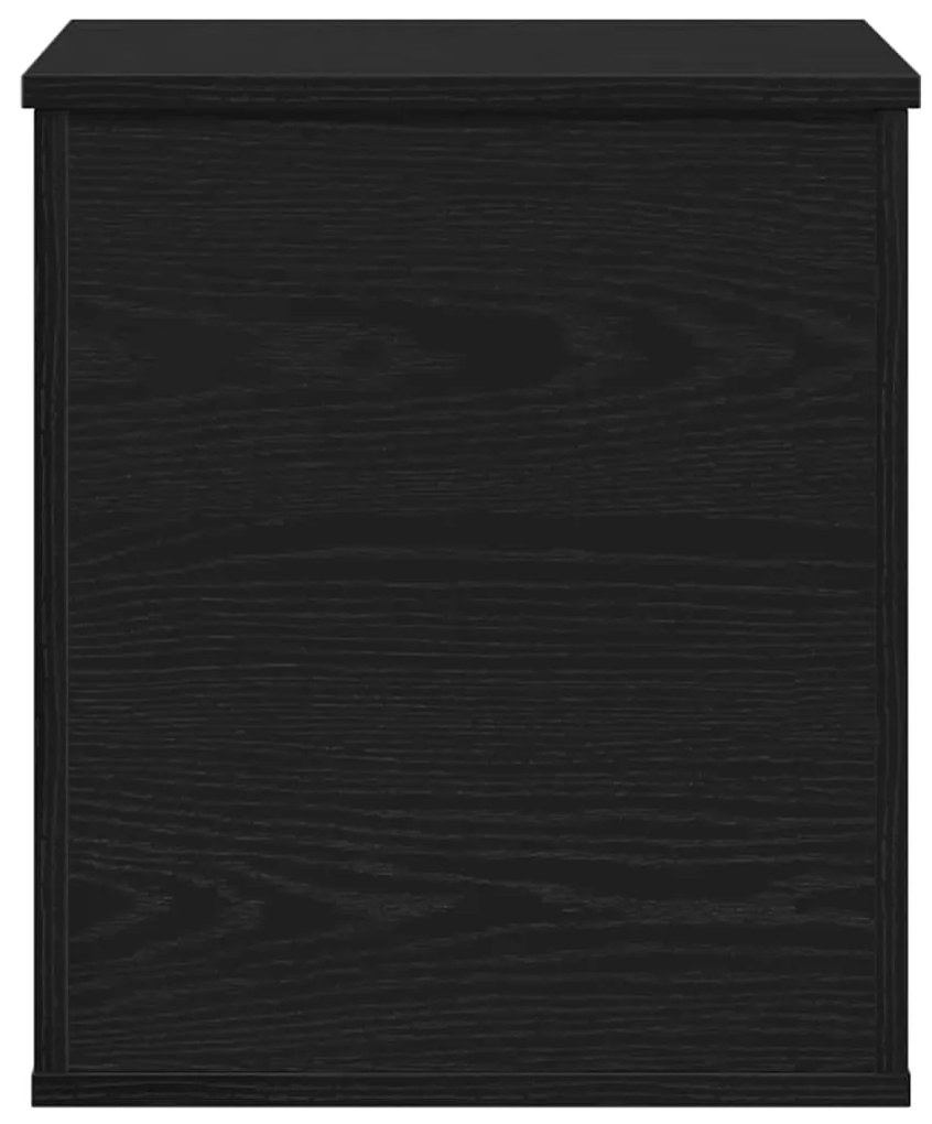 Caixa de Armazenamento vidaXL Carvalho Preto 40x42x46 cm Madeira de En