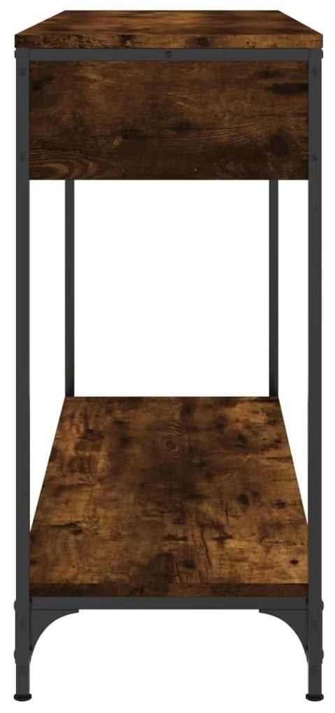Mesa consola 100x34,5x75cm derivados de madeira carvalho fumado