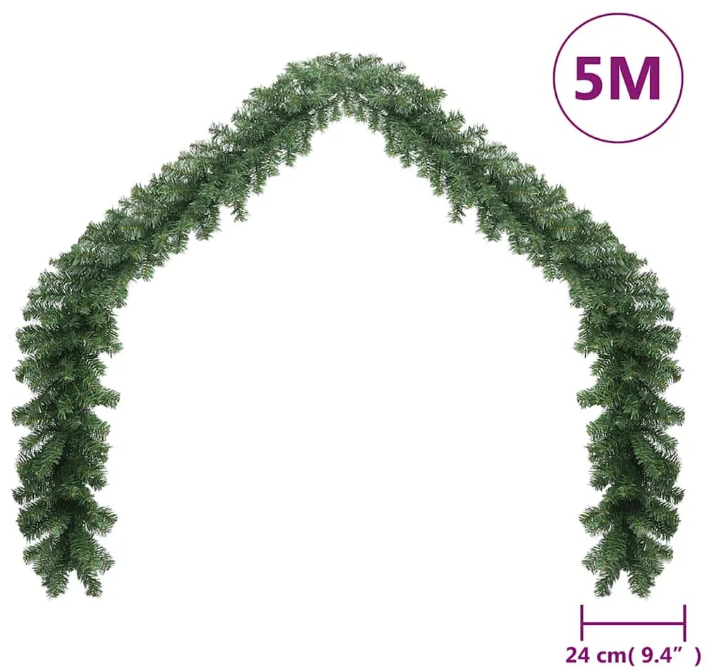 Grinalda de Natal com luzes LED 5 m