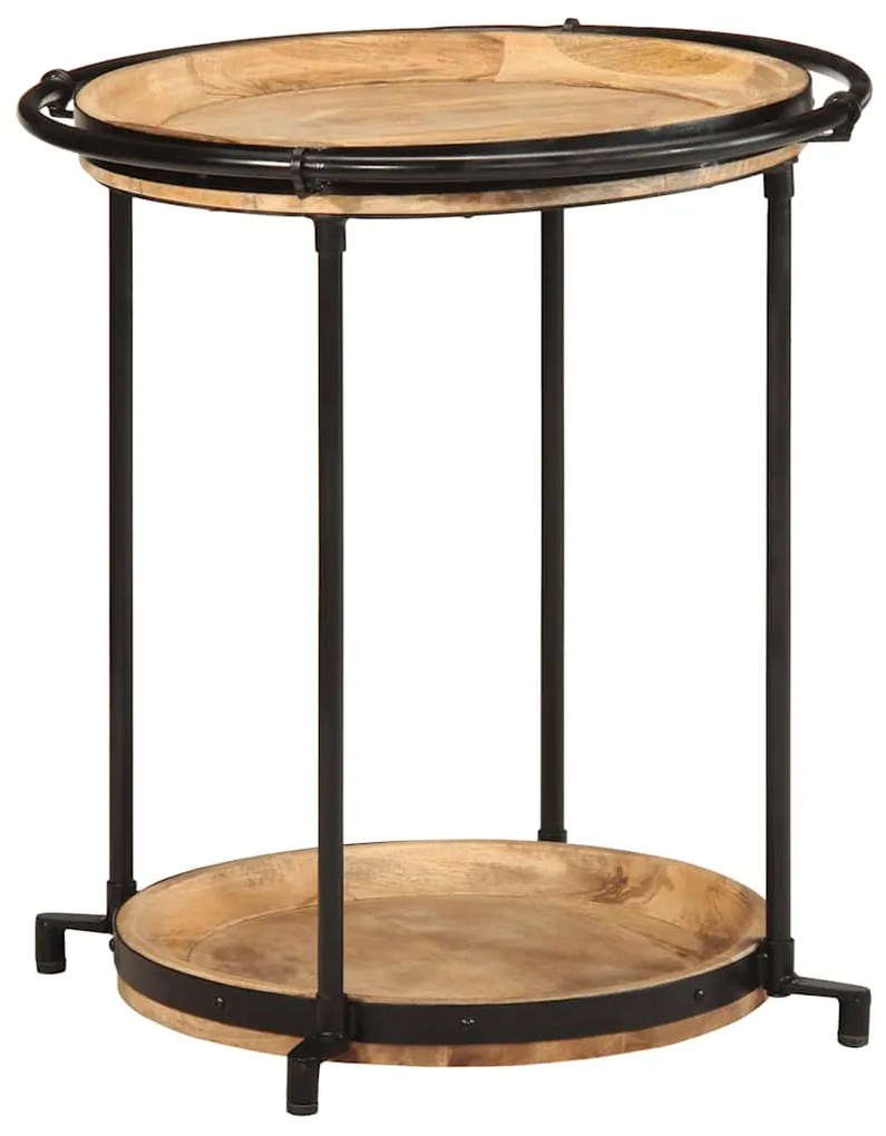 Mesa de apoio Ø55x60 cm madeira de mangueira maciça