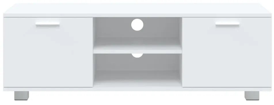 Móvel de TV 120x40,5x35 cm derivados de madeira branco