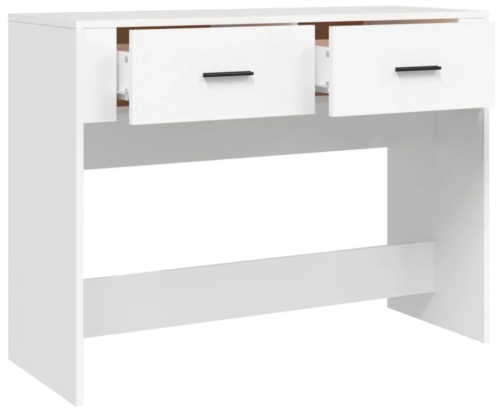 Consola de Entrada Flix - 100x39x75 cm - Cor Branco - Derivados de Mad