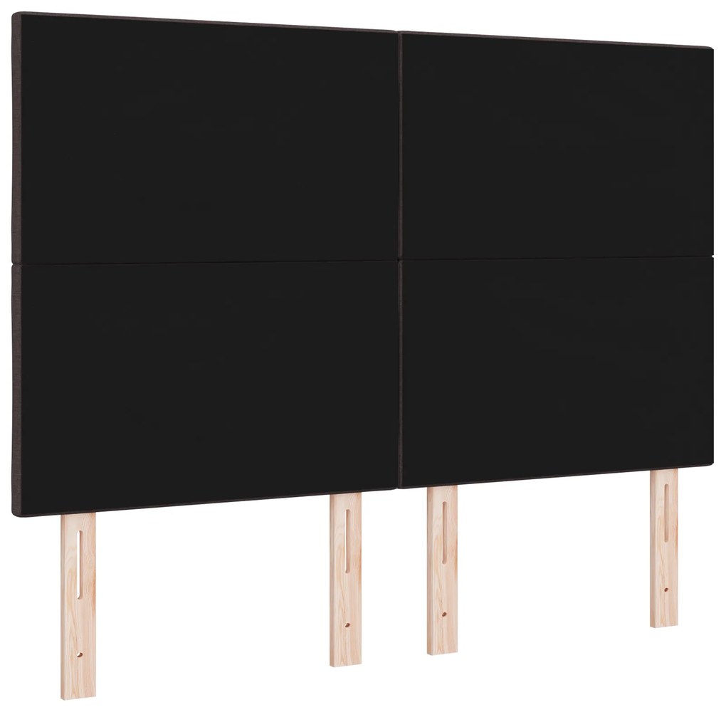 Cabeceira Design de Blocos de Diamante Marrom Escuro 160 cm Tecido