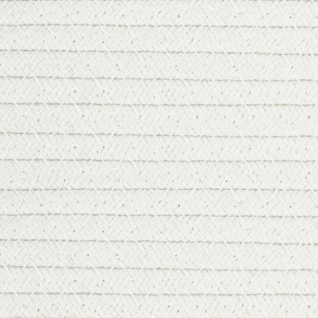 Cesto de arrumação Ø49x65 cm algodão preto e branco
